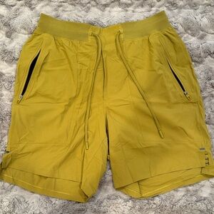 Lululemon Athletica Men's Mustard Athletic Shorts